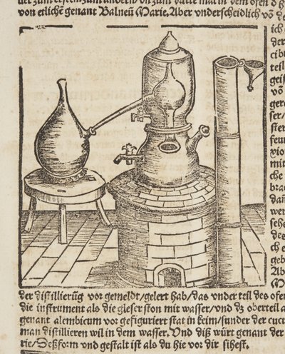 Das Buch zu Distillieren door Hieronymus Brunschwig