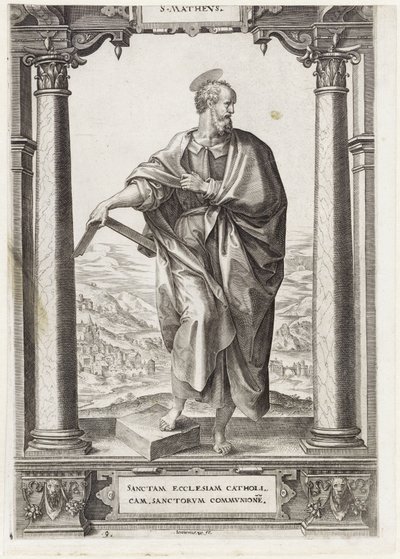 H. Matteüs door Hieronymus Wierix
