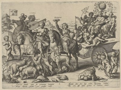 Kindertijd door Hieronymus Wierix