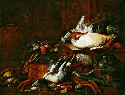 De voorraadkamer door Hieronymus the Elder Galle