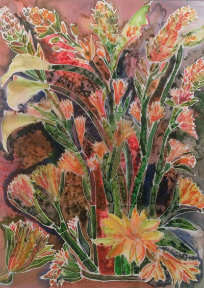 Calla Lelies met Tuberrozen door Hilary Simon
