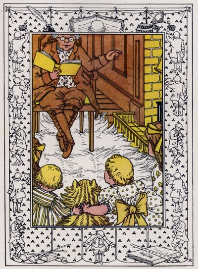 Neef Peter (kleur litho) door Hilda Broughton