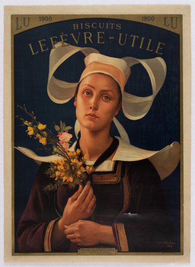 Biscuits Lefevre-Utile, 1900 door Hippolyte Berteaux
