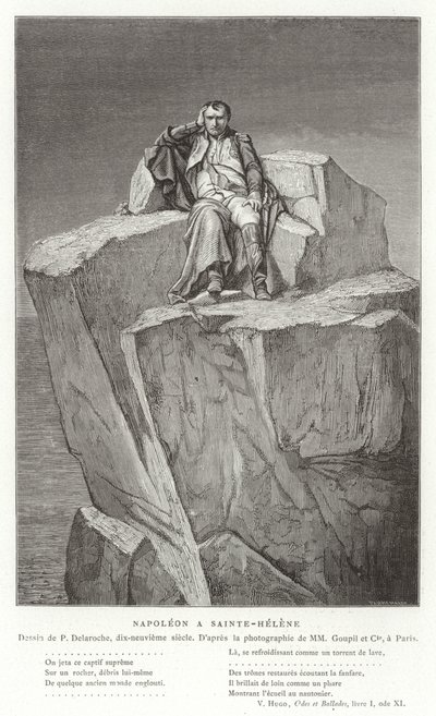Napoleon op Sint Helena door Hippolyte Delaroche
