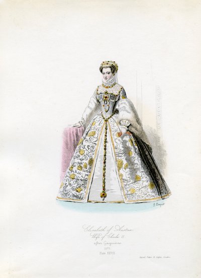 Elisabeth van Oostenrijk door Hippolyte Louis and Polydore Pauquet
