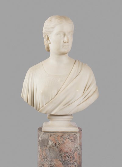 Mevrouw Potter Palmer door Hiram Powers