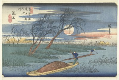 Seba door Hiroshige (I) , Utagawa