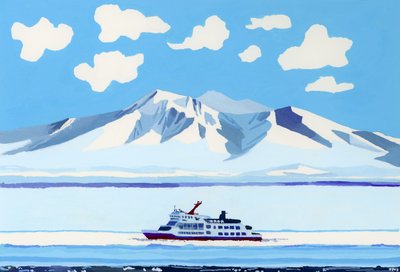 Driftijs Schip door Hiroyuki Izutsu