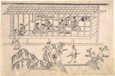  door Hishikawa Moronobu