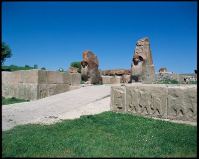 Zicht op de Poort van de Sfinx door Hittite Hittite