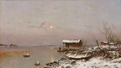 Novemberavond door Hjalmar Munsterhjelm