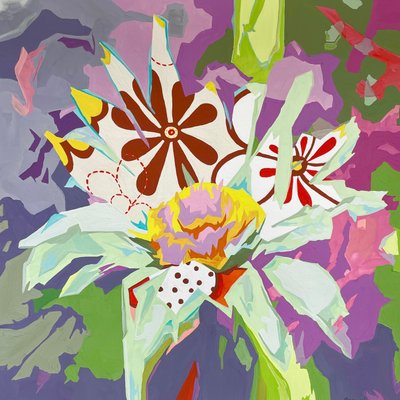 Floraal Abstract #1, 2023 door Holly Boruck