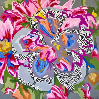 Floraal Abstract #8 door Holly Boruck