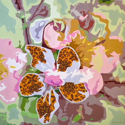 Floraal Abstract #9 door Holly Boruck