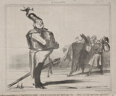 Actualiteiten (nr. 71): Waarom nemen ze mijn geld weg... door Honoré Daumier