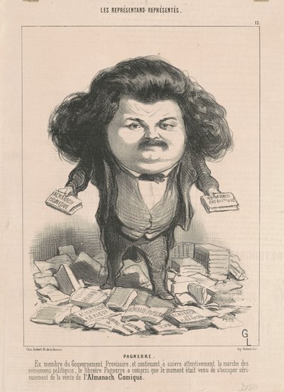 Ant. Laurent Pagnerre door Honoré Daumier