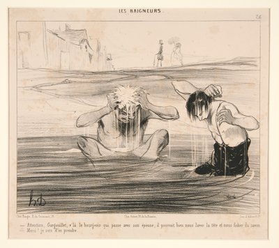 Let op, Gargouillet, v door Honoré Daumier
