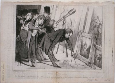 Beroemde Jury van Schilderkunst door Honoré Daumier
