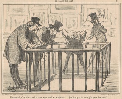 Hoezo, is het in deze kelder dat door Honoré Daumier
