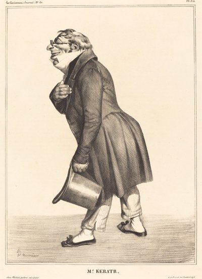 Graaf de Kératry door Honoré Daumier