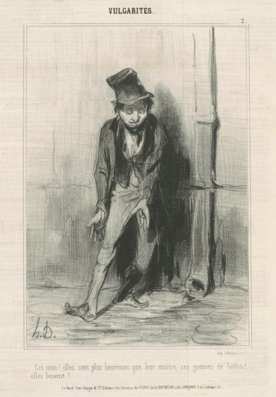Crénom: Ze zijn gelukkiger ... door Honoré Daumier