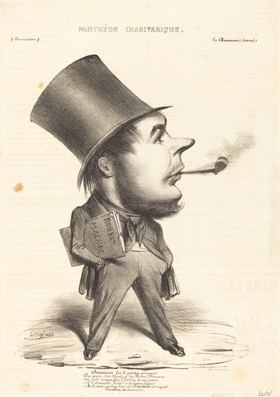 Daumier was de gewone schilder... door Honoré Daumier