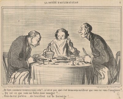 Eh! Nou, hoe vind je dat? door Honoré Daumier