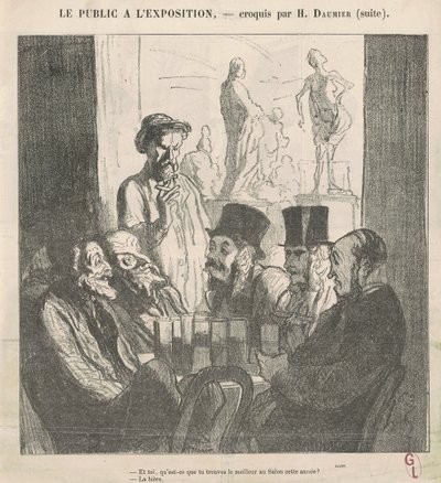 En jij, wat vind je het beste... door Honoré Daumier