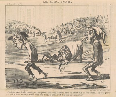 Wees niet zo verdrietig... door Honoré Daumier