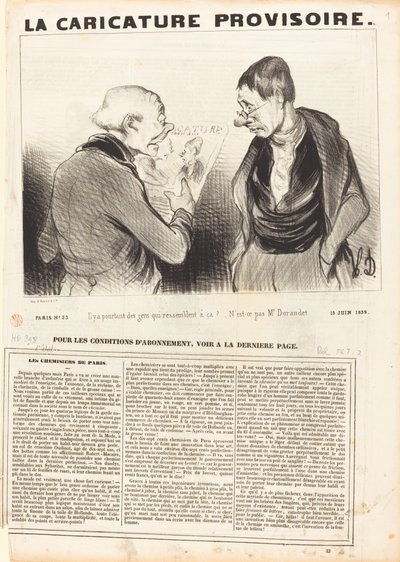 Er zijn toch mensen die er zo uitzien! door Honoré Daumier