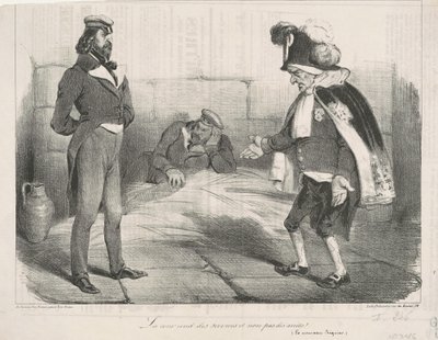 Het hof verleent diensten en geen vonnissen! door Honoré Daumier