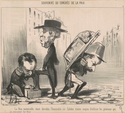 Universele vrede is afgekondigd... door Honoré Daumier