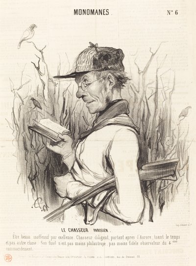De Parijse jager door Honoré Daumier