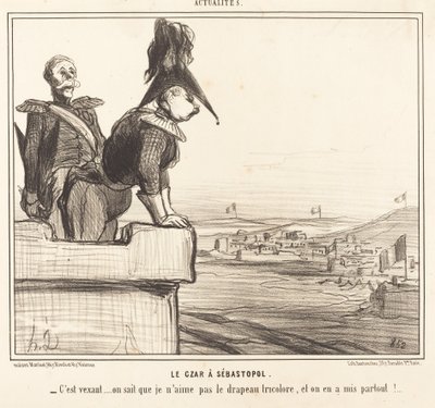 De Tsaar in Sebastopol door Honoré Daumier