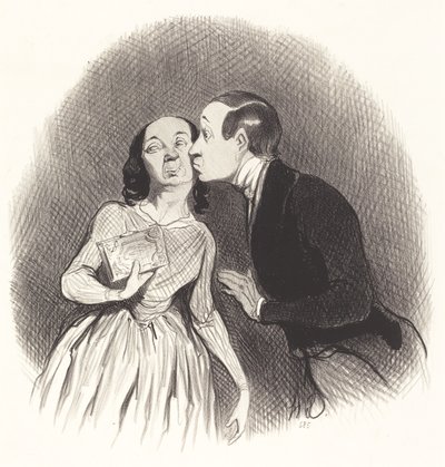Nieuwjaarsdag door Honoré Daumier