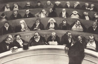 Le Ventre Legislatif (De Wetgevende Buik) door Honore Daumier, 1834 door Honoré Daumier