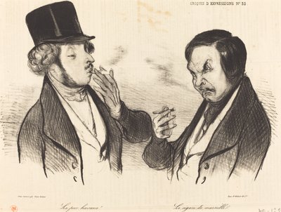 Le pur havane! De sigaar van Marseille door Honoré Daumier