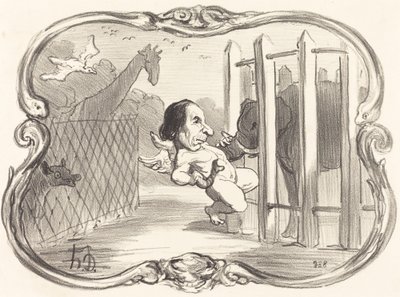 Les Malheurs du chimiste Dumas door Honoré Daumier