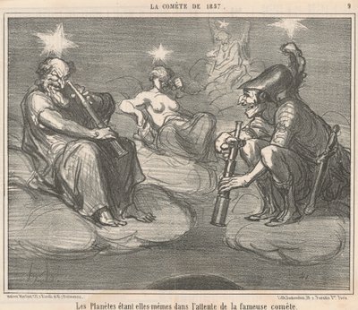 De planeten zelf zijnde door Honoré Daumier