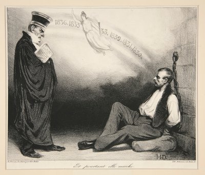 Moderne Galil?e. En toch beweegt ze. door Honoré Daumier