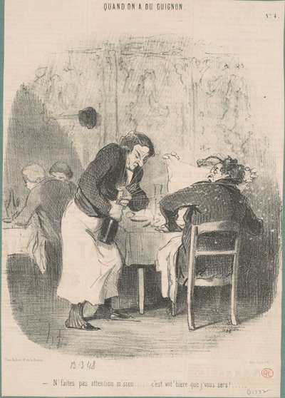 Let niet op, meneer... door Honoré Daumier