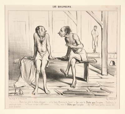 Onze goede bondgenoot de Pacha d door Honoré Daumier