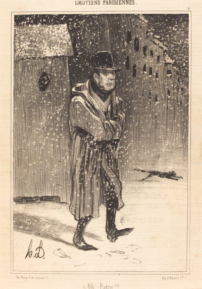 Oh Vaderland!!! door Honoré Daumier