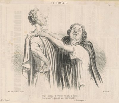 Ja! Omdat ik een zo trouwe vriend vind ... door Honoré Daumier