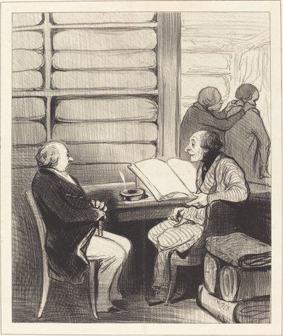 Ja, mijn beste meneer Badoulard, ik ga... door Honoré Daumier