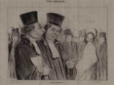 Parijse Types, nr. 4: Oude Schurk! door Honoré Daumier