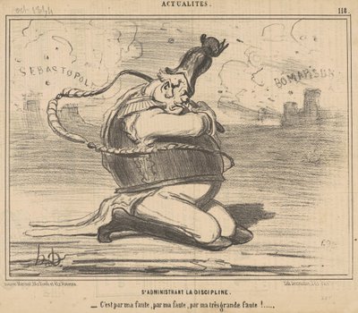 Zichzelf discipline toedienen... door Honoré Daumier