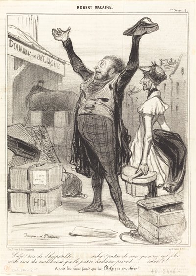 Salut! Land van Gastvrijheid door Honoré Daumier