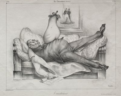 De Nachtmerrie door Honoré Daumier