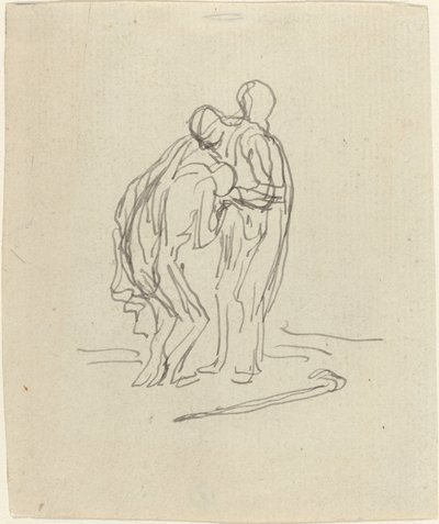 De Verloren Zoon door Honoré Daumier